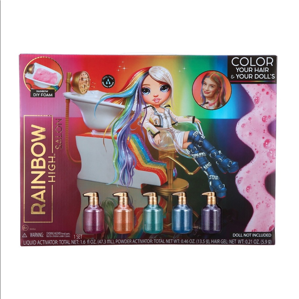 Rainbow high salon